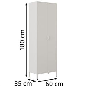 Produktbild für Aktenschrank VCM Flokas XL 920254, aus Metall
