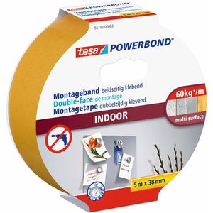 Montageband Tesa Powerbond Indoor, 5m x 38mm