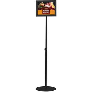 Produktbild für Infoständer Update-Displays aus Aluminium, schwarz, A3