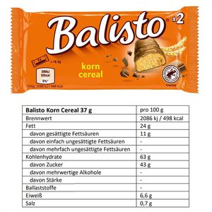 Produktbild für Schokoriegel Balisto Runddose