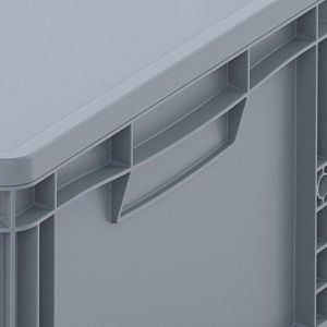 Produktbild für Eurobox AUER ED 64/22 HG, grau, 45 Liter