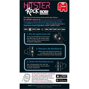 Produktbild für Kartenspiel Jumbo 1110100568, Hitster - Rock