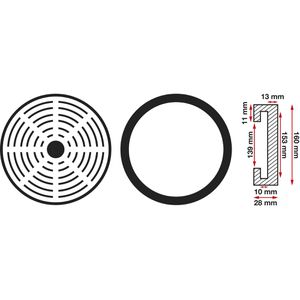 Produktbild für Gummiauflage BGS-technic 6475, für Hebebühne