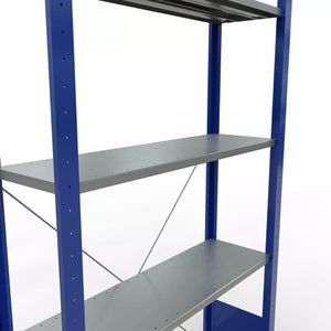 Produktbild für Schwerlastregal Schulte 12630-B, 5 Metallböden