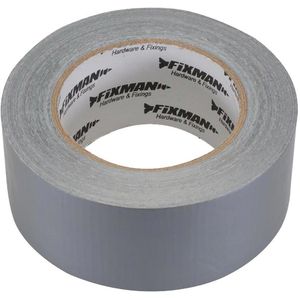 Fixman Gewebeband 188824, Extra Strong, silber, 50mm x 50m