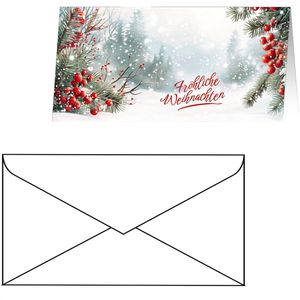 Weihnachtskarte Sigel DS645, Scandinavian Snow