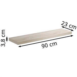 Produktbild für Wandregal CASARIA 107756, eiche