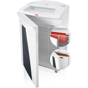 Produktbild für Aktenvernichter HSM Securio B34, 1843111O, mit Rollen und Öler