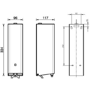 Produktbild für Seifenspender CWS ObjectLine 1000, C706300