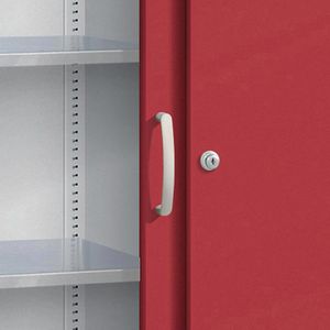 Produktbild für Werkzeugschrank CP-Möbel 2149-00, aus Metall, grau / rot