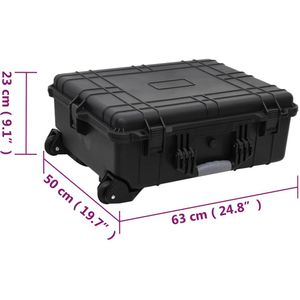 Produktbild für Transportkoffer vidaXL 51800, abschließbar, aus Kunststoff