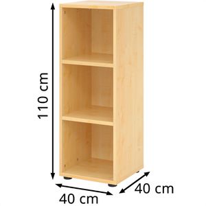 Produktbild für Aktenregal Hammerbacher Serie 9 Advanced, aus Holz