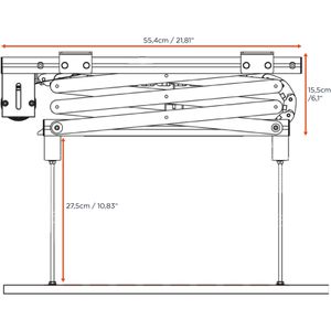 Produktbild für Beamer-Deckenhalterung Celexon PL2000, grau