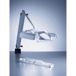 Produktbild für Lupenleuchte Waldmann SNLQ 54/2, 162 x 105 mm Glaslinse, LED