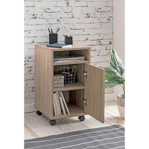Produktbild für Rollcontainer Wohnling WL5.929, aus Holz, sonoma eiche