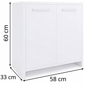 Produktbild für Waschbeckenunterschrank Vicco Kiko, stehend