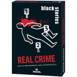 Kartenspiel Moses 90046, black stories Real Crime