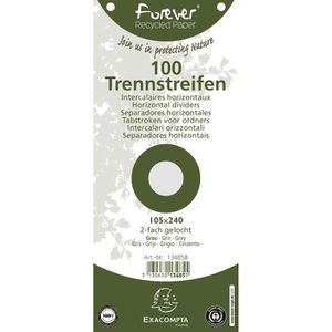 Produktbild für Trennstreifen Exacompta 13485B Forever, grau
