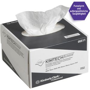 Produktbild für Einwegtücher Kimtech Science, 7552, Präzisionstücher, weiß