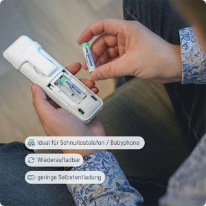 Produktbild für Akku Ansmann Phone DECT maxE, 1,2 V, 550 mAh