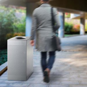 Produktbild für Mülleimer Böttcher-AG grau