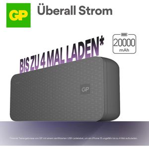 Produktbild für Powerbank GP Batteries B+ Serie, 20000mAh