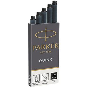 Füllerpatronen Parker 1950402 Quink, schwarz