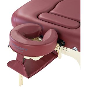 Produktbild für Massageliege Master-Massage Eva aus Holz, klappbar, Armauflage