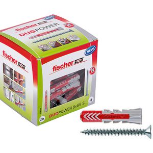Schrauben-Dübel-Set Fischer 538256, DuoPower S LD