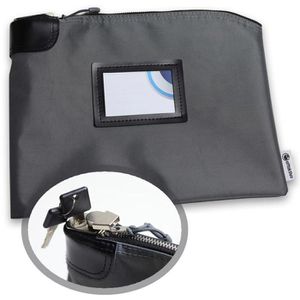 Produktbild für Banktasche effektivo 10535, grau, Nylon