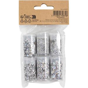 Produktbild für Glitzer Creativ-Company Bio Sparkles &amp; Pailletten, silber