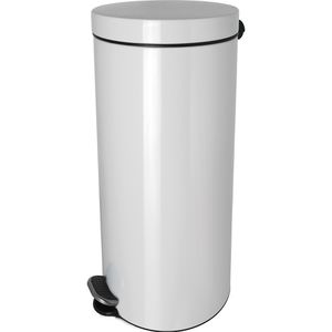 Mülleimer Helit H2404305, the knight, weiß