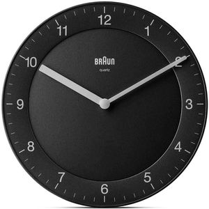 Wanduhr Braun BC06B, Kunststoff, analog, Quarzuhr