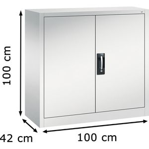 Produktbild für Magazinschrank CP-Möbel Serie 13, grau