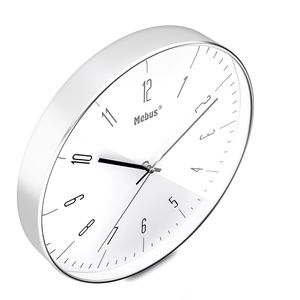 Produktbild für Wanduhr Mebus 18950, Kunststoff, analog, Quarzuhr