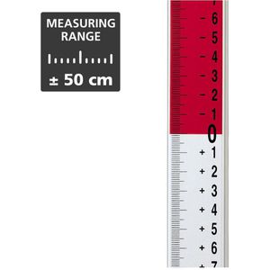 Produktbild für Messlatte Laserliner 080.50, Plus rot