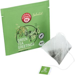 Produktbild für Tee Teekanne Luxury Cup Green Tea Greetings, BIO