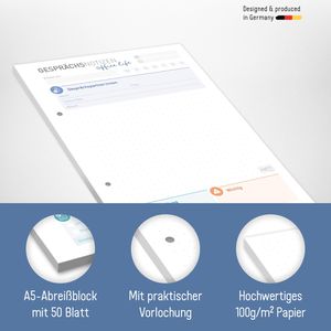 Produktbild für Gesprächsnotiz Häfft 8709-4 sku, A5