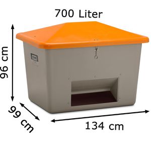 Produktbild für Streugutbehälter CEMO 10836, 700 Liter