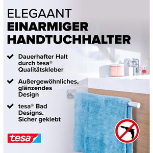Produktbild für Handtuchhalter Tesa Elegaant 40433, silber