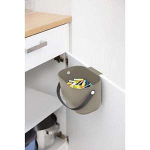 Produktbild für Mülleimer Rotho Albula 1054607422, Cappuccino