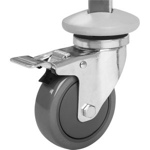 Produktbild für Servierwagen Royal-Catering RCSW-5.1 silber, aus Edelstahl