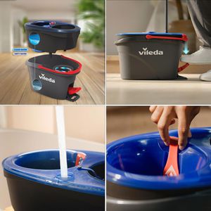 Produktbild für Bodenwischer Vileda H2PRO Spin Mop Set, 178333