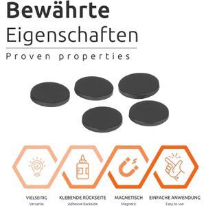 Produktbild für Magnetplättchen ECENCE Ø 18 x 2 mm