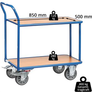 Produktbild für Tischwagen Fetra 2600, aus Metall &amp; Holz