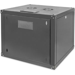 Produktbild für Netzwerkschrank Digitus Unique, DN-19 09U-6/6-SW, 19 Zoll