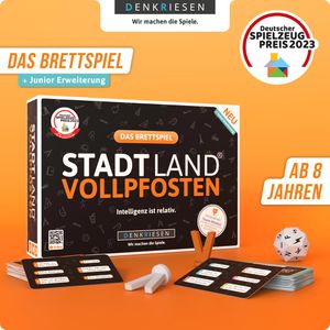 Produktbild für Brettspiel Denkriesen Stadt Land Vollpfosten