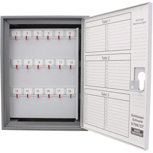 Produktbild für Schlüsselkasten Burg-Wächter 6700 57 R V- PZ, grau