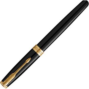 Produktbild für Tintenroller Parker Sonnet Black Lacquer G.C.
