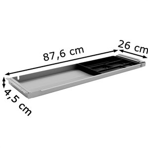 Produktbild für Unterbau-Schublade PJ-Production 4049-9006-P, aus Metall